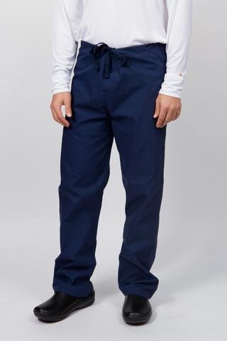 Landau Unisex Reversible Drawstring Pant - Navy