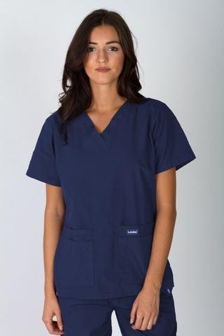 V-Neck Tunic - Navy